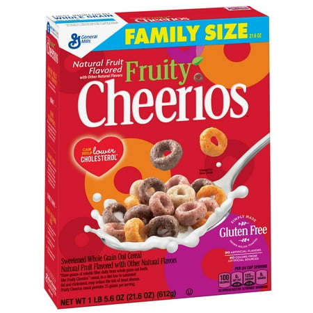 UPC 016000491564 product image for Fruity Gluten Free Cheerios Breakfast Cereal, 21.6 oz Box | upcitemdb.com