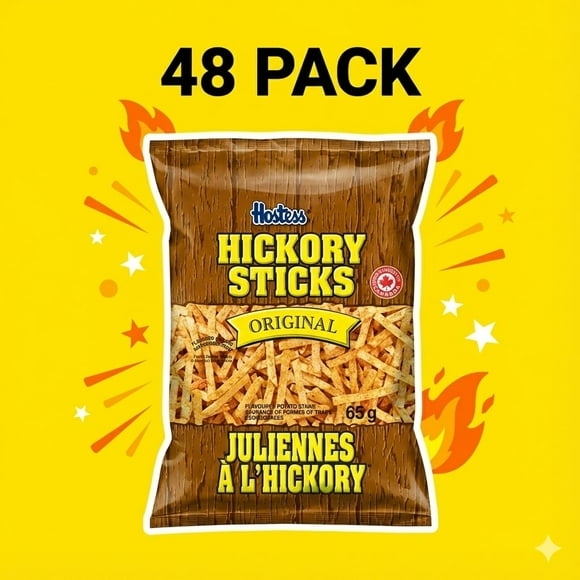 Hostess Hickory Sticks Chips | 65G/Unit, 48 Units/Case