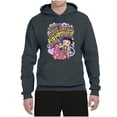 thumbnail image 2 of Wild Bobby Betty Boop Peace, Love and Girl Power Betty Boop Unisex Hoodie Sweatshirt, Charcoal, Small, 2 of 5