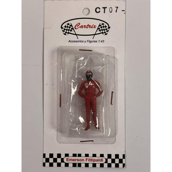 Emerson Fittipaldi Mclaren 1:43 Scale Racing Figure Cartrix CT07