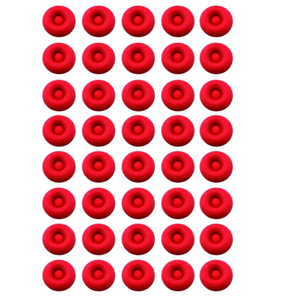 Tapón para tubos de sellador en barra adhesiva. Tapones para sellador de silicona para techos. Paquete rojo de 40 unidades.