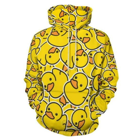 Yellow Rubber Duckies Pattern Men's Women New Sweatshirt Hoodie Men's Plus Size Sweatshirt Hooded Sweatshirt 3d Printed Street Men's Cloth