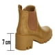 thumbnail image 3 of Botines Mujer Ozono Café Camello Casual Tacón 7 Cm cafe 23 MX, 3 of 10