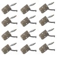 thumbnail image 1 of Milisten 12Ud Bisagras Metálicas Para Muebles Con Acabado Marrón Claro Ideal Para Gabinetes Y Estanterías, 1 of 6