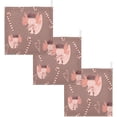 thumbnail image 7 of Dreamtimes 3 PCS Winter Axolotl Baby Muslin Washcloths, Christmas Candy Face Towel Burp Cloths Ultra Soft Absorbent Cotton Bath Wipes Towels for Newborn Boys Girls, 7 of 7