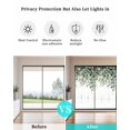 thumbnail image 4 of Window Privacy Film Botanical Leaves Stained Glass Window Film Decorative Sun Block Window Cover Farmhouse Simple Eucalyptus&nbsp;Branches Window Clings Static Adhesive Sticker for Bathroom 23.6"x59", 4 of 7