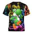 thumbnail image 5 of Super Mario Yoshi Unisex T-Shirt for Boys Girls Short Sleeve Sports Top Breathable Blouse 3D Prints Tee Shirts Casual Children Clothing 130CM, 5 of 8