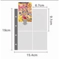 thumbnail image 4 of Carpeta para tarjetas coleccionables, con capacidad para 400 tarjetas, bolsillo transparente, álbum de tarjetas, tarjetero para niñas y niños., 4 of 5