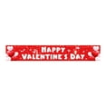 thumbnail image 3 of Happy Valentines Day Banner Decorations XtraLarge Size 20x118 Inch Valentine Yard Banner for Party Decor Red Heart Romantic Happy Valentine's Day Backdrop Poster Hanging Outdoor Gate Fence Door Wall, 3 of 8