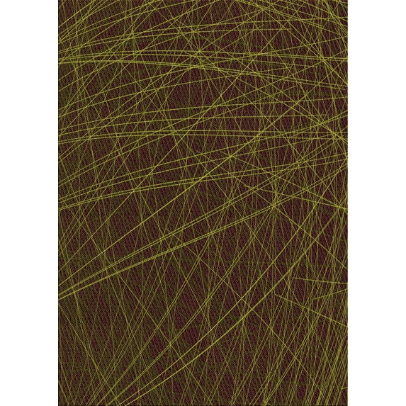 Ahgly Company Machine Washable Indoor Rectangle Transitional Oak Brown Area Rugs, 2' x 5'