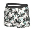 thumbnail image 5 of Goofa Hawaii Palms Printed Men's Boxer Briefs Underwear, Moisture-Wicking Underwear, Trunk,Soft and Breathable Cotton Underwear-XX-Large, 5 of 9