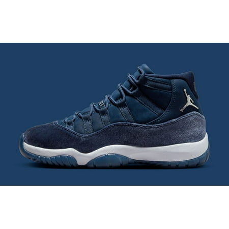 

Women s Jordan 11 Retro Midnight Navy Midnight Navy/Mtlc Silver (AR0715 441) - 6.5