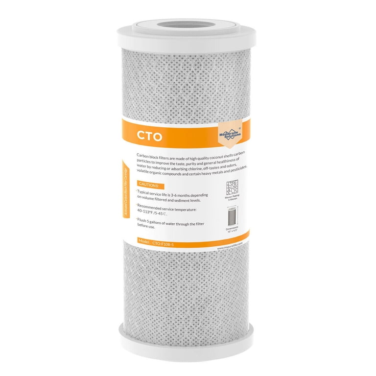 Whole House Water Filter Purifier Sediment & CTO Carbon 3 Sta