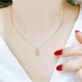 thumbnail image 2 of Luxe Victorian&nbsp;Style&nbsp;Cross&nbsp;Women Pendant Necklace&nbsp;925 Sterling Silver 14K Rose Gold Over, 2 of 2