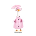 thumbnail image 3 of Sruoe Raincoat Porch Goose Outfits, 23 Inch Porch Goose Clothes, Goose Clothes Dress, Duck Sculpture Clothes for Lawn Statue Cement Statue Yard Patio Party Decoration, 3 of 6