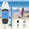 thumbnail image 6 of Crew Axel Inflatable Paddle Board 10’33’6” (18lb) SUP Kit Includes Paddle Pump Bag & More Blue, 6 of 7