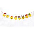 thumbnail image 3 of 1/5 piezas 2,5 m 2023 decoraciones navideñas bandera de dibujos animados bandera de colores diseño de escena de festival navideño bandera de papel de Navidad de Año Nuevo, 3 of 5