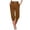 #02 Brown 【Daily Essentials: Mix & Match All Colors】, variant on Women's Casual Elastic Tie Waist Loose Long Pants with Pocket Capris | Aestivo,Blue L