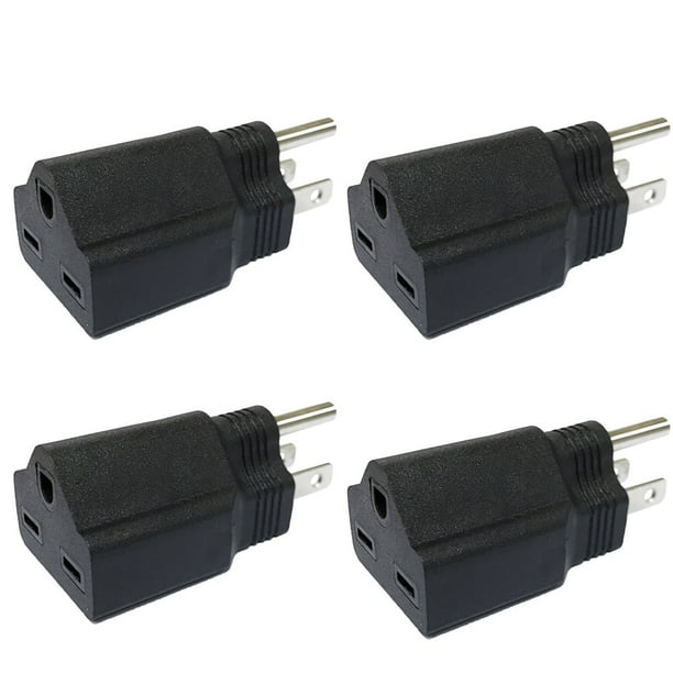BloomGrow 220V / 240V to 110V / 120V Plug Adapter Electrical Converter