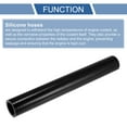 thumbnail image 4 of Unique Bargains 1 Pcs 300mm 11.81" Length 0 Degree Blue Car Silicone Hose Coolant Hose Universal Black 30mm 1.18" ID, 4 of 7