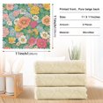 thumbnail image 6 of Yayeee 6 Pack Kitchen Dish Cloths for Washing Dishes Soft Absorbent Microfiber Towels, Floral Pattern, 6 of 9