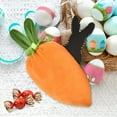 thumbnail image 5 of 3Pcs Easter Carrot Gift Bags, Easter Fabric Drawstring Bag Carrot Candy Goody Bags Treat Bags for Spring Basket Stuffers Egg Hunt Outdoor Party Favor Supplies, 4x9 inch, 5 of 9