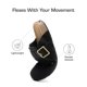 thumbnail image 4 of Zuecos para Mujer DREAM PAIRS Negros Slip-On Ancho Talla 10, 4 of 7