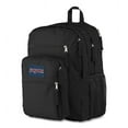 Jansport Big Student Cool Backpack Black with Extra Large Capacity and