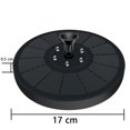 thumbnail image 3 of Bomba de fuente solar para baño de pájaros, fuente de energía solar con luz LED, fuente de agua con batería incorporada para decoración de piscina, pecera y jardín de estanque Xemadio 220862, 3 of 9