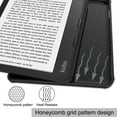 thumbnail image 3 of Étui Compatible avec Kobo Libra 2 - Style Livre, Housse Folio en Cuir Pu pour Liseuse ( Couleur : Vert ), 3 of 4