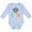 AE-Light Blue, variant on Easter Just Hangin' with My Peeps Boys or Girls Long Sleeve Baby Bodysuit