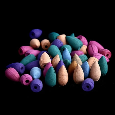 50Pcs/Bag Smoke Tower Cones Bullet Backflow Incense Hollow Cone Home Yoga Studio Fragrances