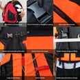 thumbnail image 3 of Chaleco salvavidas Ajustable ANGGREK Impermeable para adultos Con Silbato, 3 of 8