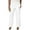 Bright White, variant on Womens Comfort Waist Classic Pants White XL