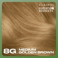 thumbnail image 6 of Clairol Natural Instincts Demi-Permanent Hair Color Creme, 8G Medium Golden Blonde, Hair Dye, 1 Application, 6 of 13