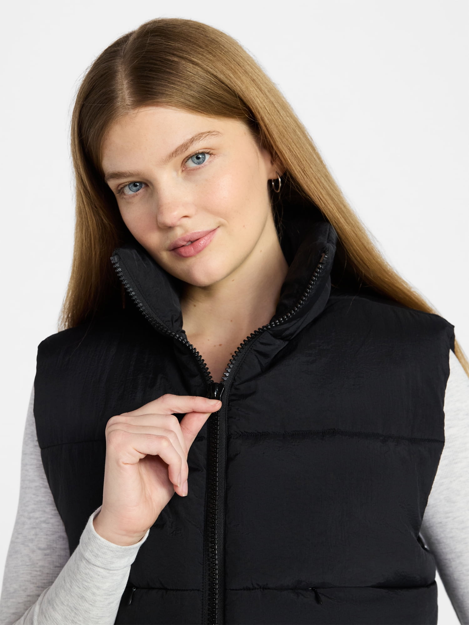 No Boundaries, Puffer Vest, 2XL/3XL, Black