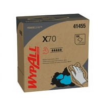 Kimberly-Clark Wypall PowerClean X70 Medium Duty Cloths - Pop-Up Box -100/Box