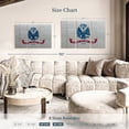thumbnail image 4 of Elephant Stock United States Army Wall Art - Horizontal Multi Panel Canvas - Living Room Wall Decor - Military Multi Panel - Silver And Blue Decor - 38" x 24", 4 of 8