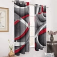 thumbnail image 3 of Modern Abstract Luxury Window Curtains Blinds for Living Room Kids Bedroom Bathroom Kicthen Door Home Decor 2 Panels, 3 of 6