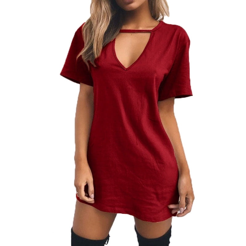red dress shorts womens