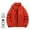 Red, variant on Mens Fuzzy Polar Fleece Jackets Casual Full Zip Up Cozy Coat Long Sleeve Stand Collar Warm Fall Winter Outerwear with Pocket