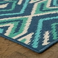 thumbnail image 2 of Oriental Weavers Meridian 8'6" x 13' Machine Woven Rug in Navy, 2 of 2