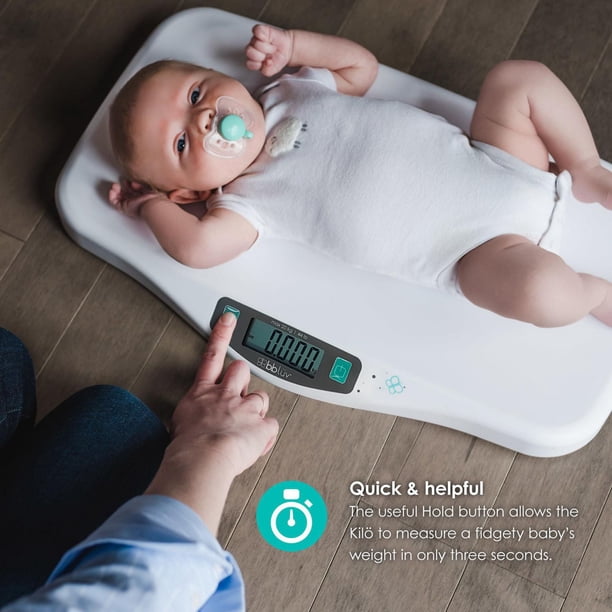 Pèse-Bébé Électronique Numérique 20 Kg - Plateau 55x32 Cm - Balance Précise Pour Bébé Enfant Animal