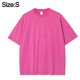 thumbnail image 2 of Hombres Mujeres Algodón Retro Cuello Redondo Camiseta Verano Manga Corta Hombro Caído Suelto Casual Tops Camisetas, 2 of 5