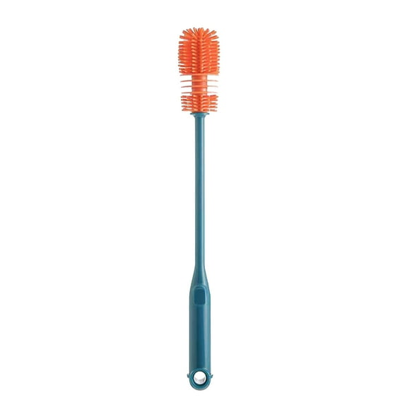 OAVQHLG3B Long Handle Bottle Brush, Flexible Scrub Brush for Water Bottles, Glasswares, Mugs