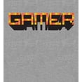 thumbnail image 2 of Gamer Adult Heather Gray Crew Neck Short Sleeve Tee-XS, 2 of 2