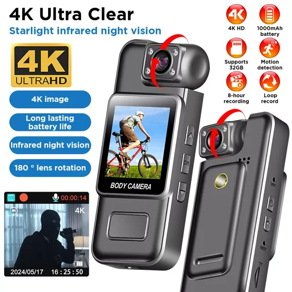 1080P HD Mini WiFi Camera Portable Video Recorder Body Cam Infrared Night Vision