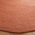 thumbnail image 3 of SAFAVIEH Braided Braylon Solid Reversible Area Rug, Rust, 6' x 6' Round, 3 of 7