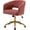 Red, variant on Westice Home Office Desk Chairs, Velvet Rolling Chair, Height Adjustable Swivel Vanity Chair, Ergonomic Chair for Study, Living Room Computer Room, Black