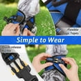 thumbnail image 4 of rabbitgoo Cat Harness and Leash Set for Walking Escape Proof, Adjustable Soft Kittens Vest with Reflective Strip for Small Cats, Comfortable Outdoor Vest, Blue, 4 of 10